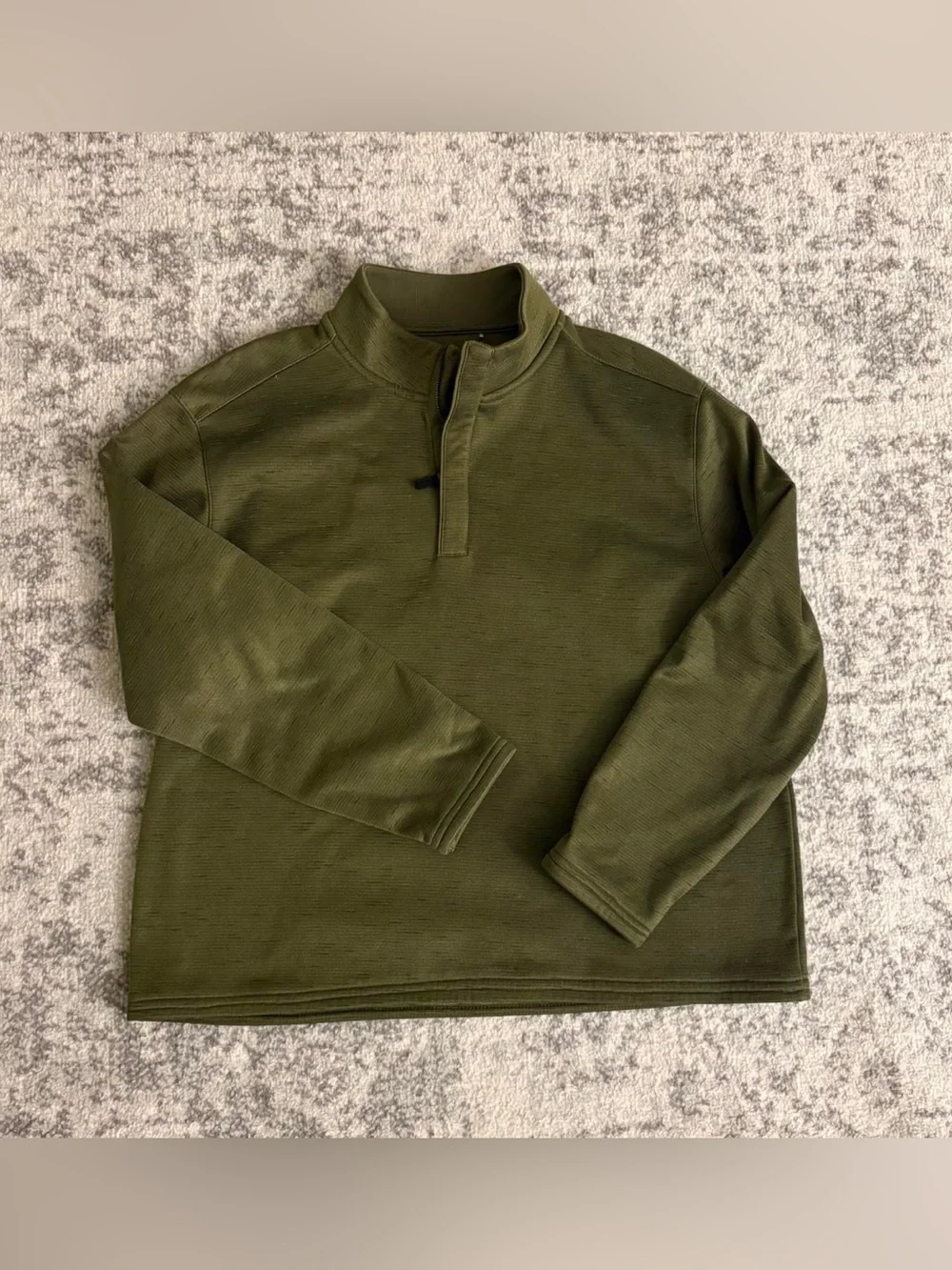 Men’s Walter Hagen Olive Green Golf Quarter Zip Sweater Size Large